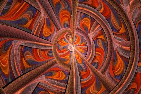 Abstract fractal background for creative design Illustrazione stock