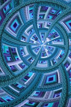 Abstract fractal background for creative design Stock Illustration