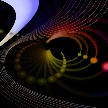 Abstract Fractal Background 스톡 일러스트