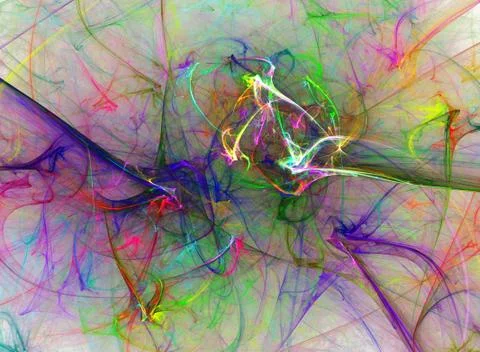 Abstract fractal background Stock Illustration