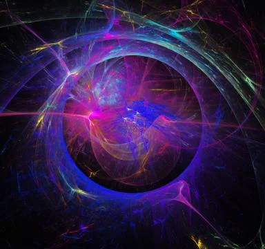 Abstract fractal background Stock Illustration