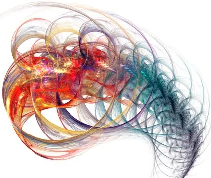 Abstract fractal background Stock Illustration