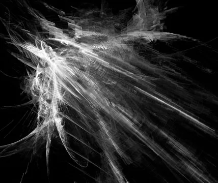 Abstract fractal background Stock Illustration