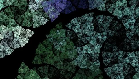 Abstract fractal background Stock Illustration