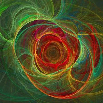 Abstract fractal background Stock Illustration