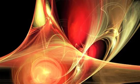 Abstract Fractal Background Stock Illustration