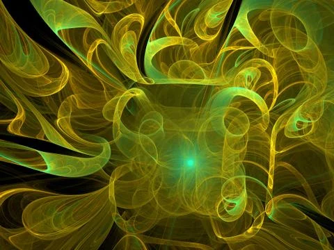Abstract fractal background Stock Illustration