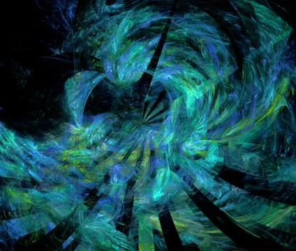 Abstract fractal background Stock Illustration