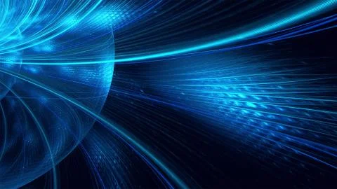 Abstract fractal background Stock Illustration