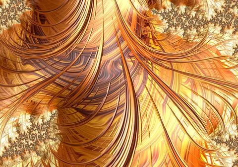 Abstract fractal background Stock Illustration
