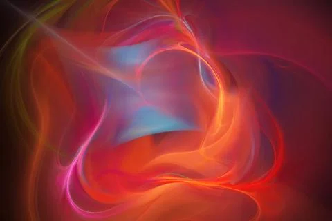 Abstract fractal background Stock Illustration