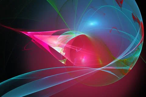 Abstract fractal background Stock Illustration