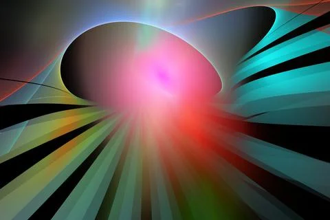 Abstract fractal background Stock Illustration