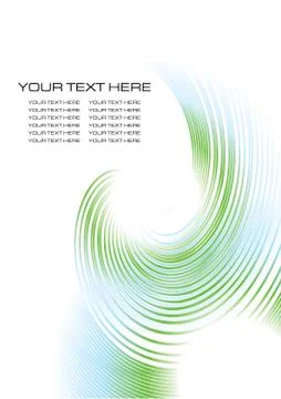 Abstract fractal background with space for text, vector illustration Stock Illustration