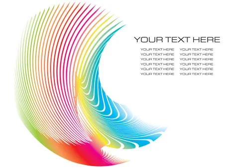 Abstract fractal background with space for text, vector illustration Stock Illustration