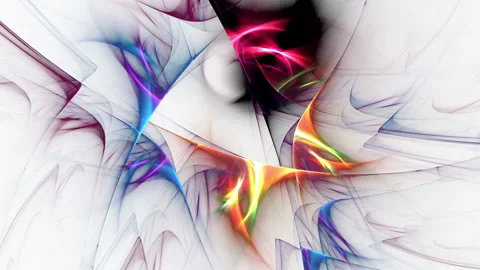 Abstract fractal colored lines full HD Stock Footage 86002986