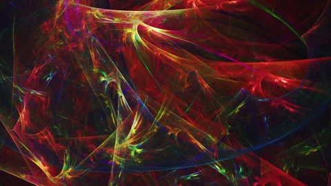 Abstract fractal colored lines full HD Stock Footage 86041963