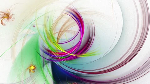 Abstract fractal colored lines full HD Stock Footage 86090280