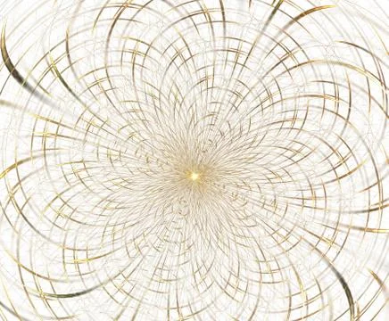 Abstract fractal composition. Magic explosion star with particles, motion ill イラスト素材