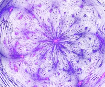 Abstract fractal composition. Magic explosion star with particles, motion ill Stockillustratie