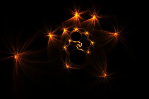Abstract fractal computer generated image, for backgrounds, web design. 库存插图