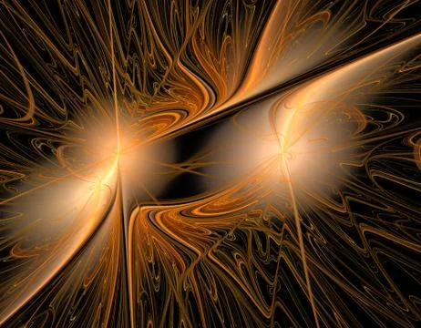 Abstract fractal computer generated image, for backgrounds, web design. Stock Illustration