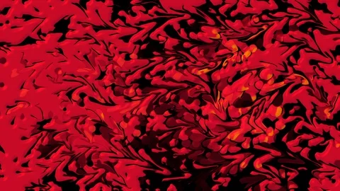Abstract fractal effect moving different layers, digital animation Stock Footage 93614160