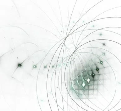 Abstract fractal element in rotational motion pattern for your design. Stock Illustration
