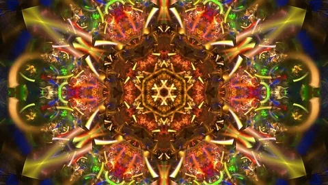 Abstract fractal footage for creative design Stock Footage