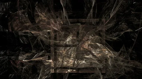 Abstract fractal forms morph and oscillate - Fractal 2003 HD, 4K Stock Footage 50558611