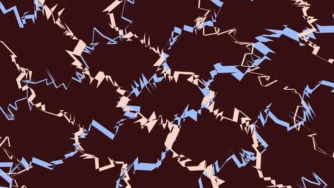 Abstract fractal geometric pattern in maroon Stock Illustration