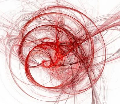 Abstract fractal graphics. Design element. Multicolor Stock Illustration