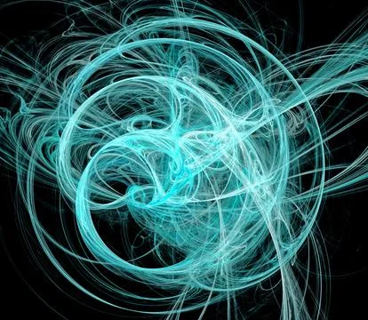 Abstract fractal graphics. Design element. Multicolor Stock Illustration