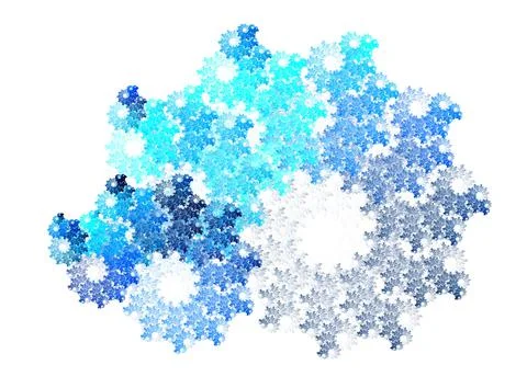 Abstract fractal graphics. Design element. Multicolor Stock Illustration