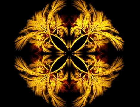 Abstract fractal Stock Illustration