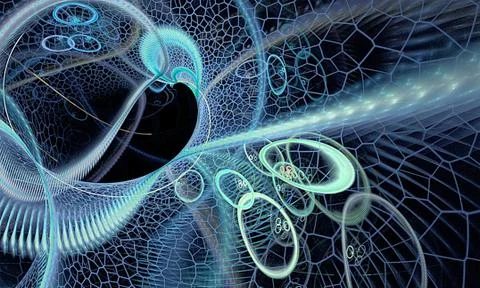 Abstract  fractal Stock Illustration