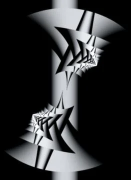 Abstract fractal image Stock Illustration