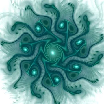 Abstract fractal image Stock Illustration