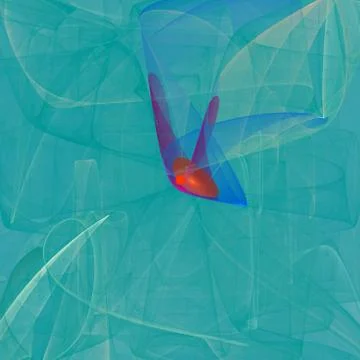 Abstract fractal image Stock Illustration