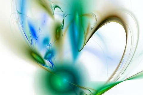 Abstract fractal image. Stock Illustration