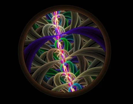 Abstract fractal image Stock Illustration