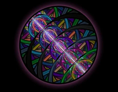 Abstract fractal image Stock Illustration
