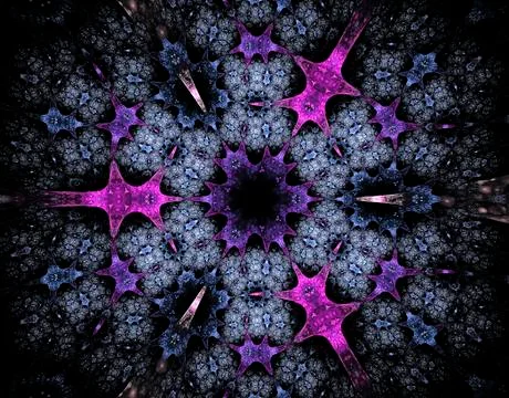 Abstract fractal image Stock Illustration