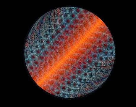 Abstract fractal image Stock Illustration