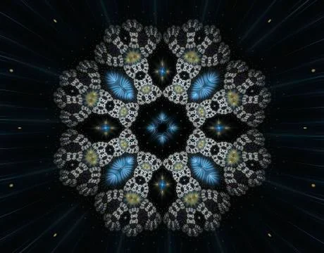 Abstract fractal image Stock Illustration