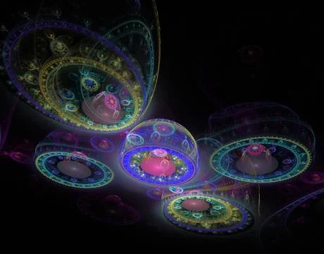 Abstract fractal image Stock Illustration