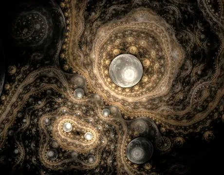 Abstract fractal image Stock Illustration