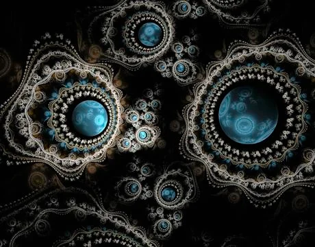Abstract fractal image Stock Illustration