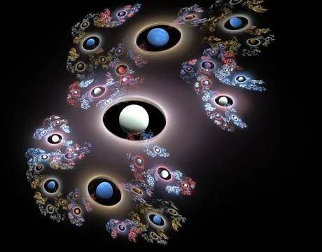 Abstract fractal image Stock Illustration