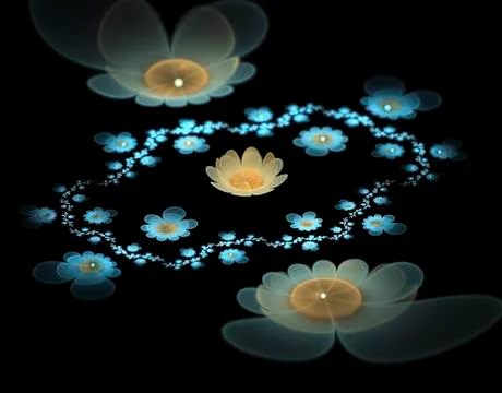 Abstract fractal image Stock Illustration